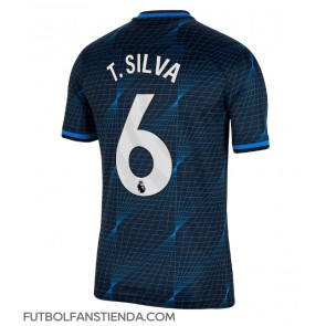 Chelsea Thiago Silva #6 Segunda Equipación 2023-24 Manga Corta